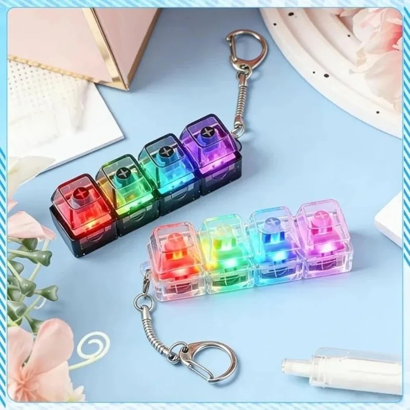 LED Keyboard Keychain Fidget T - огляд і ціна Party Games For Adults And Kids