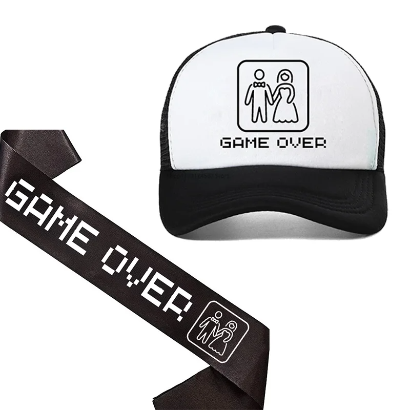 Groom To Be Sash Game Over Hat - огляд і ціна Party Games Night