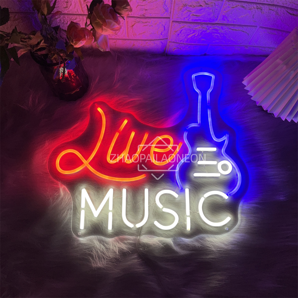 Live Music Neon Sign Home Art  - огляд і ціна Party Games Name