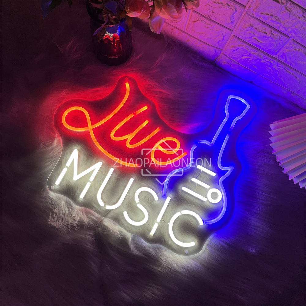 Live Music Neon Sign Home Art  - огляд і ціна Party Games Name