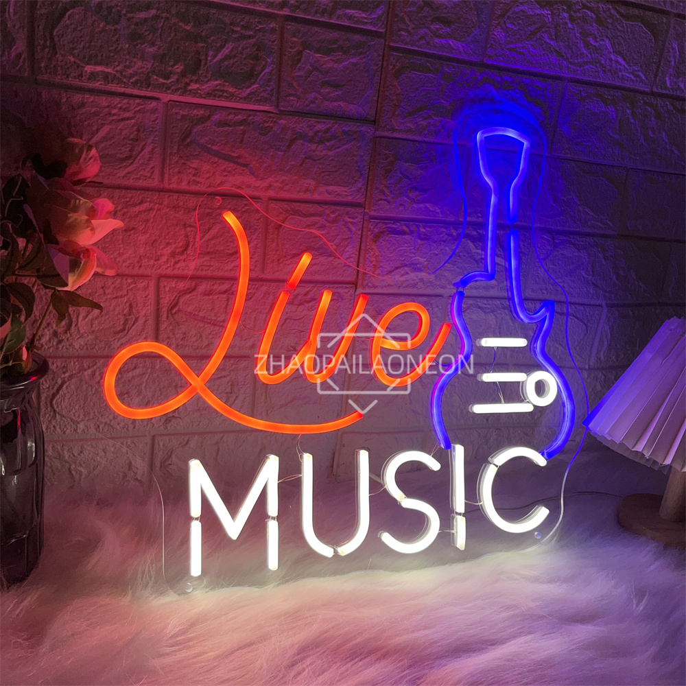 Live Music Neon Sign Home Art  - огляд і ціна Party Games Name