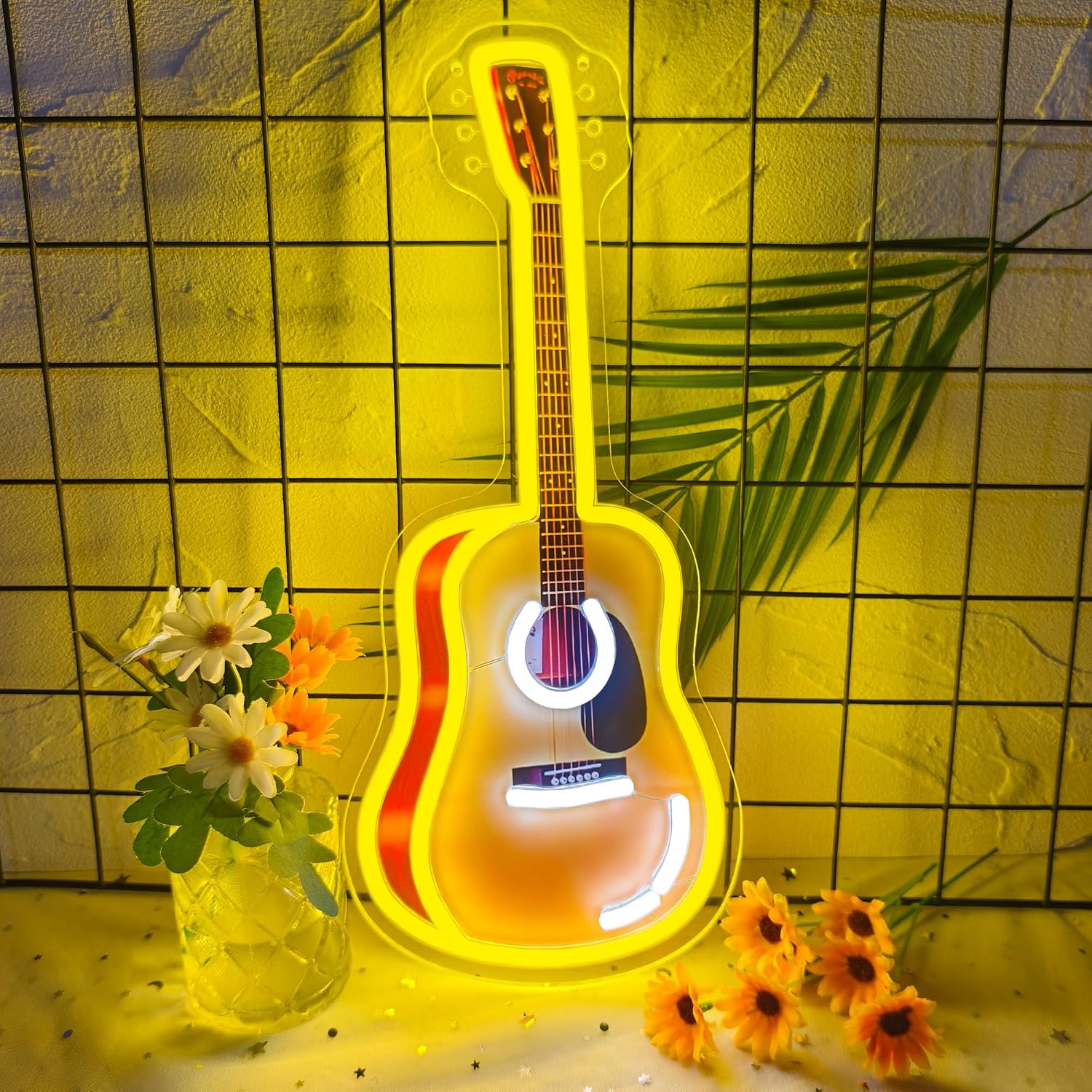 Acoustic Guitar LED Neon Sign  - огляд і ціна Party Games For Christmas