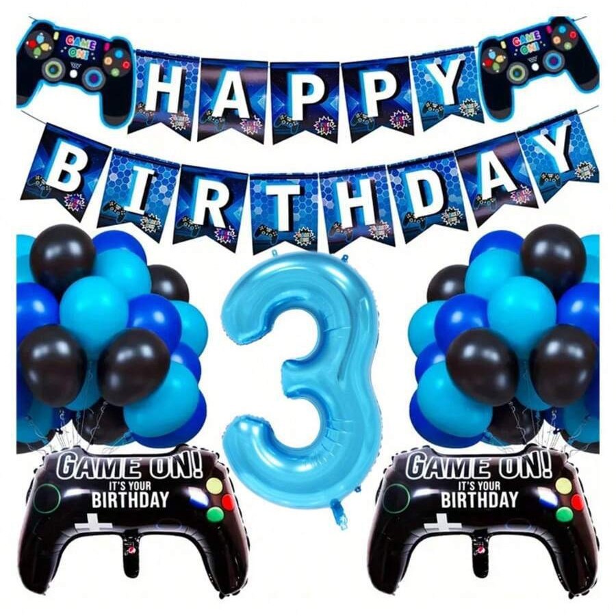 Video Game Balloons, Gaming Bl - огляд і ціна Party Games Night