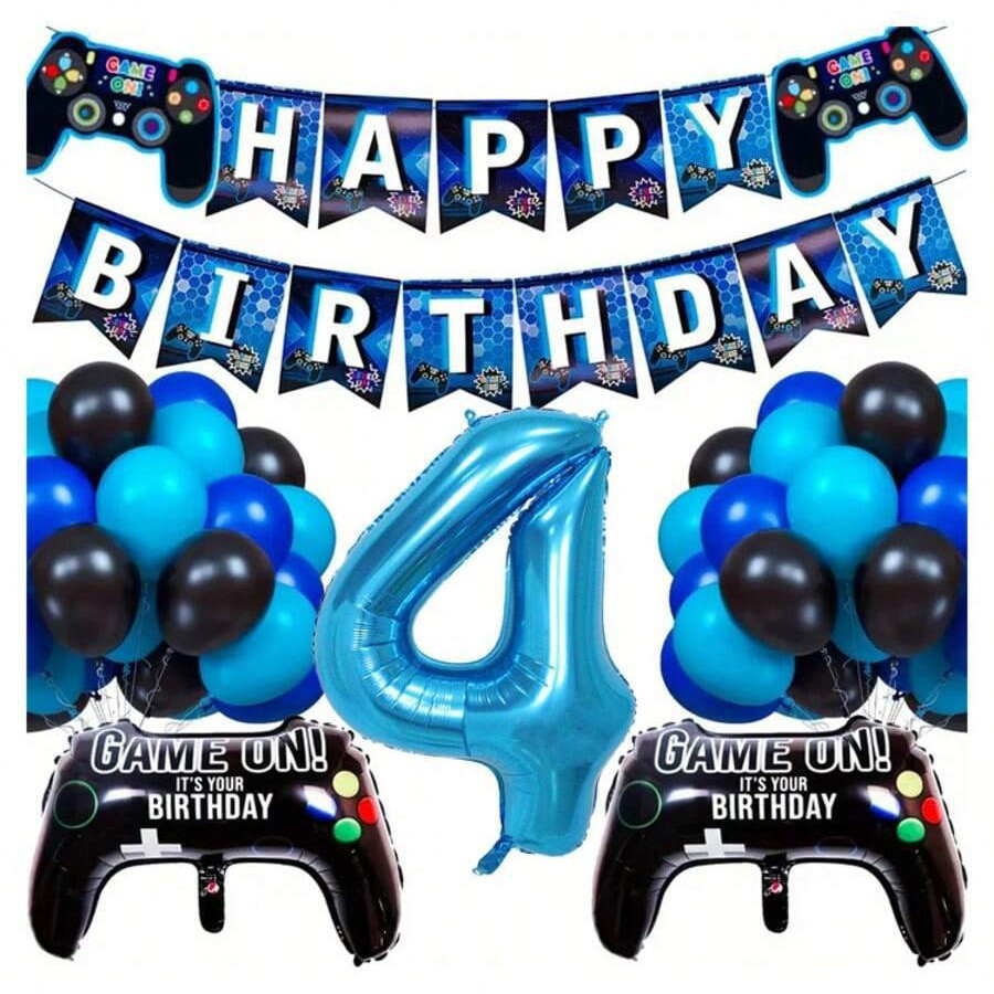 Video Game Balloons, Gaming Bl - огляд і ціна Party Games Night